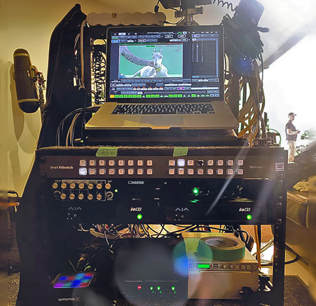 JBHD Video Cart On Set